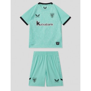 Athletic Bilbao Jalkapallovaatteet Lasten Kolmas peliasu 2025-26 Lyhythihainen (+ Lyhyet housut)